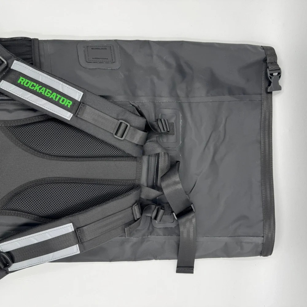 Rockagator‎ Hydric Waterproof Backpack Unisex 40L Black Roll Top Floating Bag